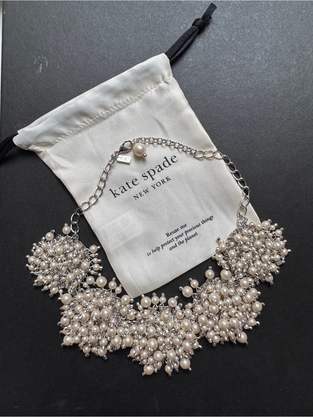 Kate Spade Pearl Bauble Necklace - Picture 5 of 8